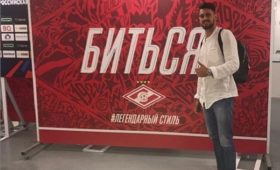 Вратарь «Ромы» выложил фотографию со стадиона «Спартака»